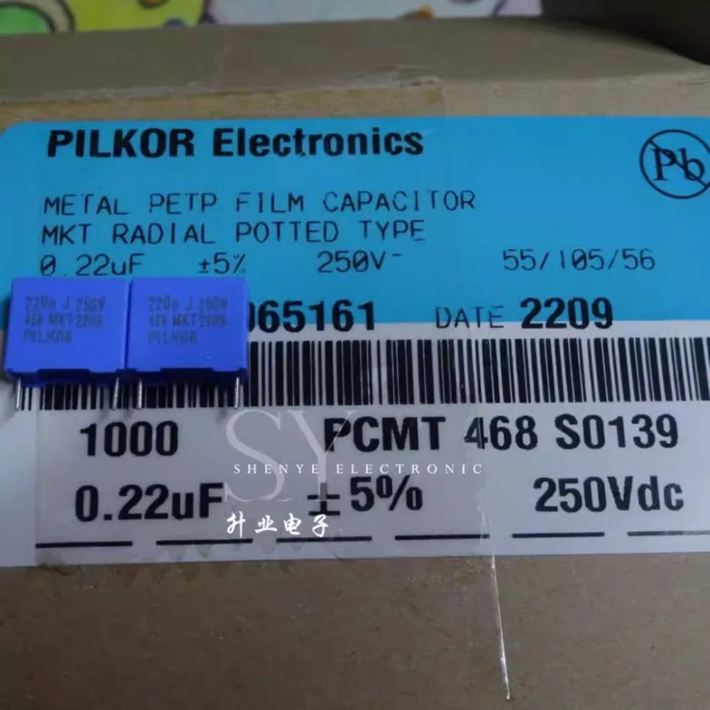 

10PCS MKT468 0.22uf/250v 220nf u22 224 New 5% film capacitor 10MM
