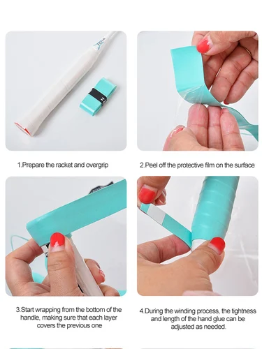 Imagen 2 del producto 5/10/60 piezas Overgrips Padel Original Kawasaki pegajoso antideslizante Overgrip tenis absorción de impacto Paddle Grip Accesorios