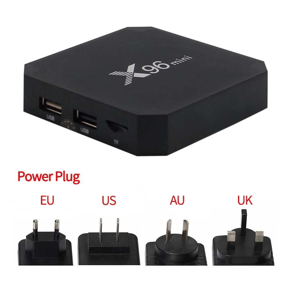 Original X96 mini Android 11.0 Smart TV Box Quad Core 2GB 16GB WiFi Media Player X96mini Set top box 1G 8G