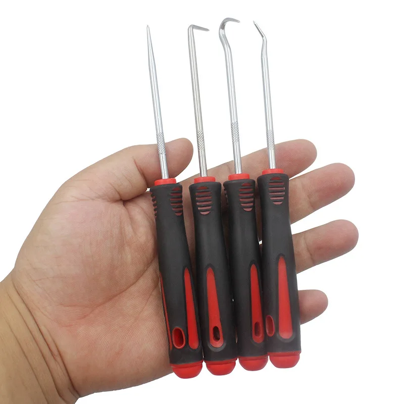 

4 шт., набор крючков для автомобиля, уплотнительное кольцо, отвертки для сальника, съемник, съемник, уплотнительное кольцо, уплотнительная прокладка, инструменты для ремонта автомобиля