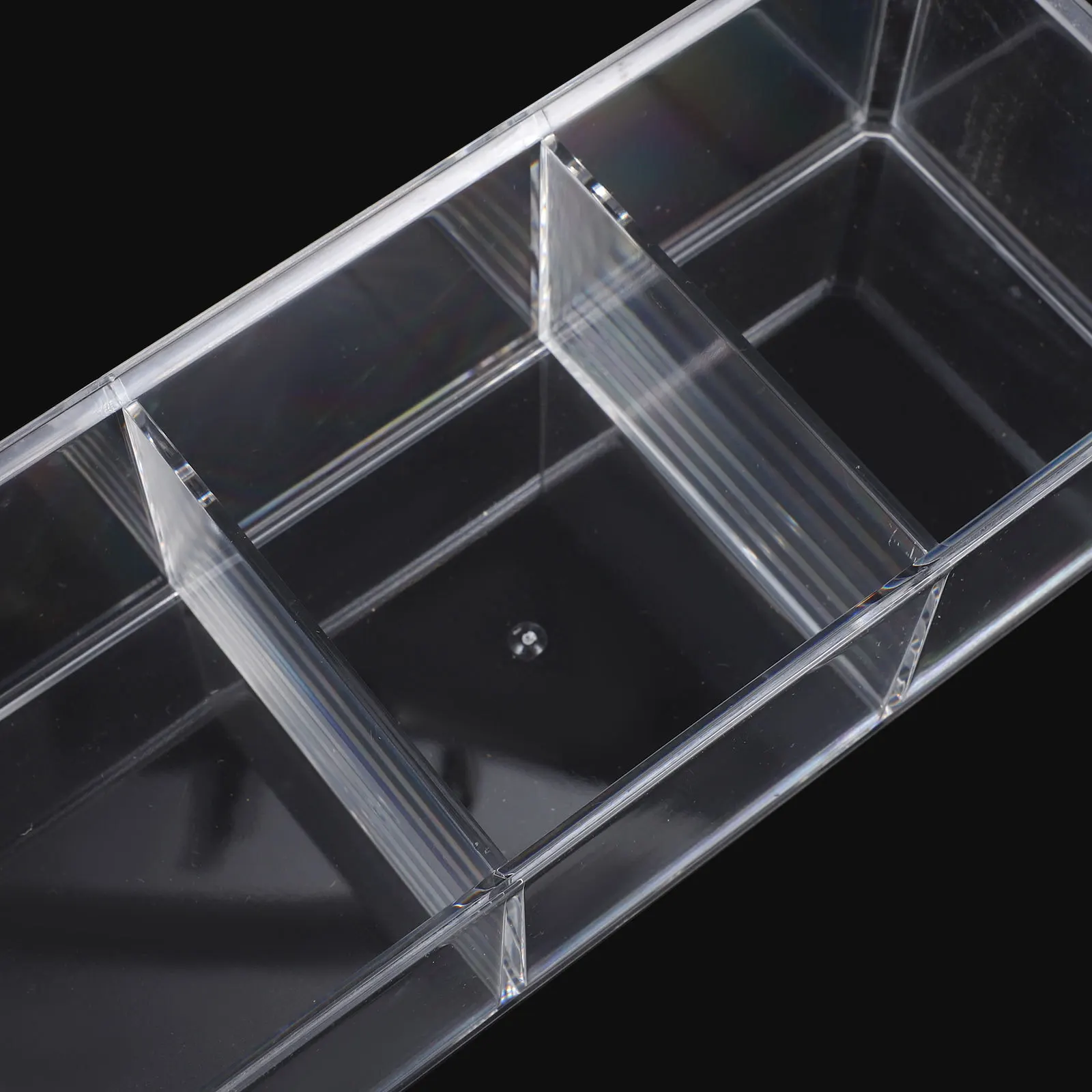 

1 Set Clear Acrylic Cotton Swab Box Bamboo Lid Compact Storage Organizer For Bathroom Bedroom Office Cotton Pad Holder Dispenser