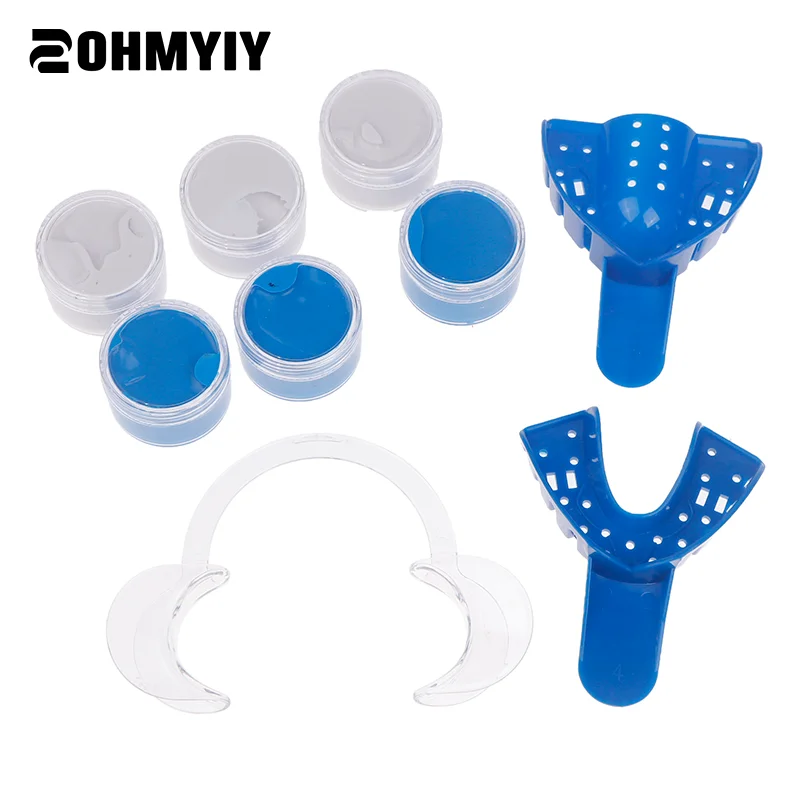 

Dental Impression Material Putty Molding Kit Clinic Use Silicone Putty Dental Impression Trays Kit