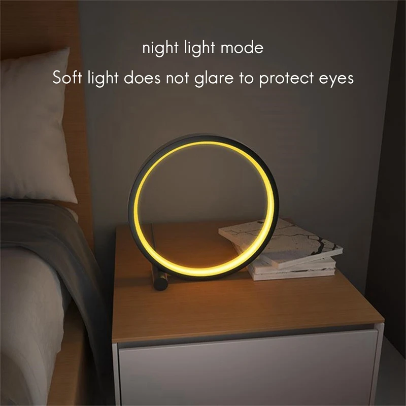Promotion! Smart RGB Night Light Colorful LED Light Photography Lighting Voice Control APP 360° Ring Pickup Live Light Fill