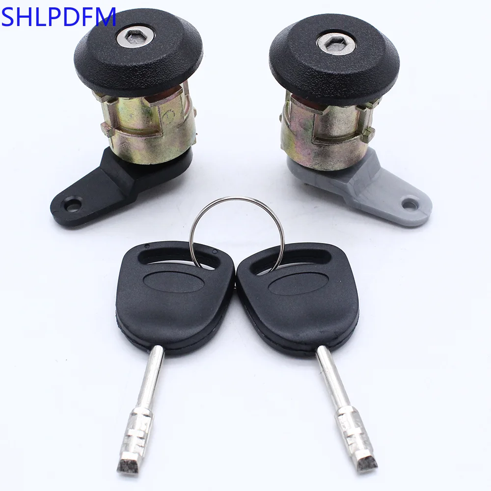 SHLPDFM 1 Juego de Llaves para Cerradura de Puerta Delantera para Ford Fiesta 1995 - 2002 KA 1996 - 2008 Courier Escort 1995 - 2001