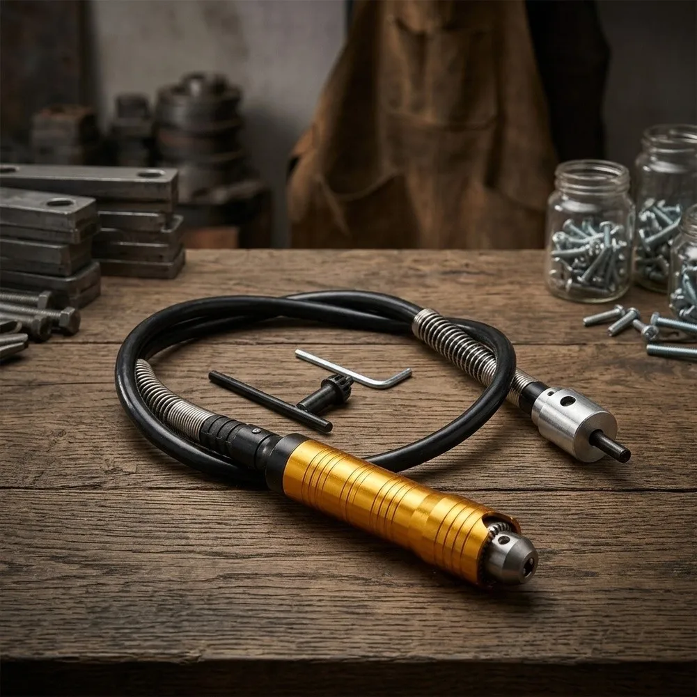 Drill Flexible Shaft Extension Designed for Rotary Tools with 0-6.5mm Collets to Support Detailed Work Requirements