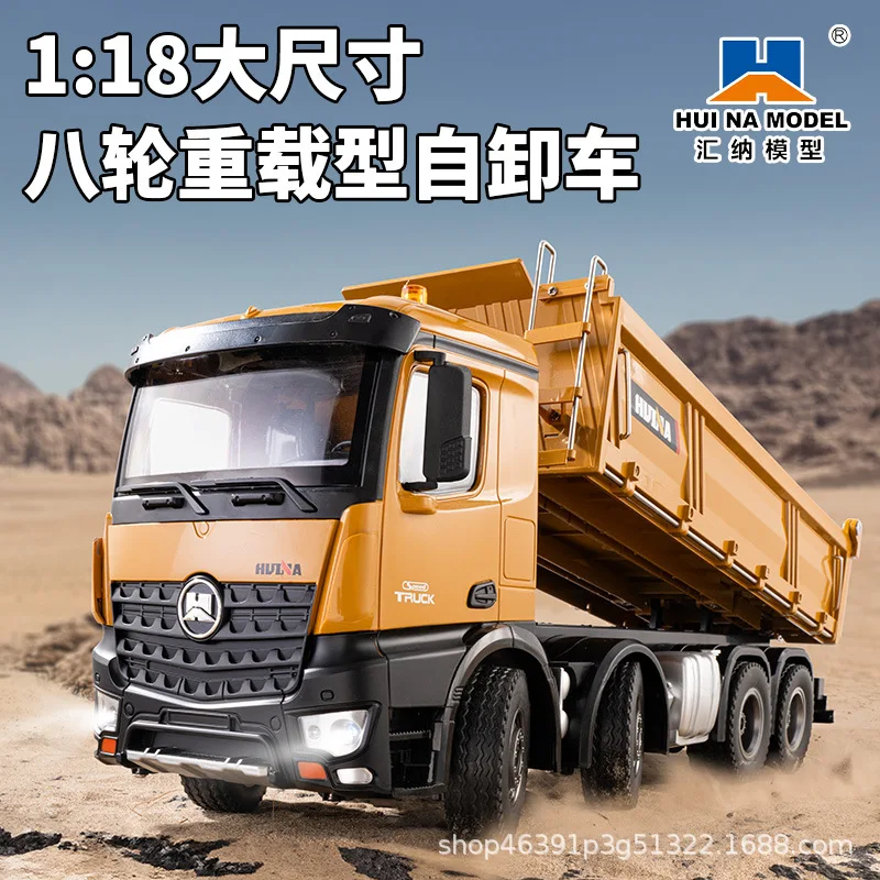

Huina 1/14 536 50cm Rc Heavy Construction Dump Trucks 12-Channel Alloy 2.4g Remote Control Full Scale Simulated Sound