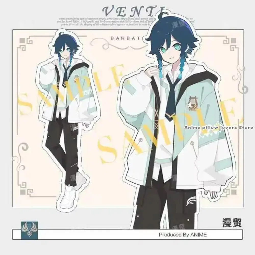 

Anime Genshin Impact Venti Theme Cosplay Casual Hoodies Tops Student Spring Autumn Wind Coat Jacket Sweatshirt Pants