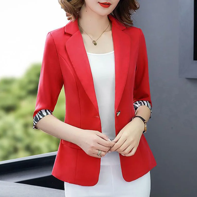 Imagem -04 - Blazer de Botão de Lapela Feminino com Bolsos Emendados Tops Casuais Blazers de Escritório Soltos Roupas Femininas Tudo Combina Nova Moda Outono 2023