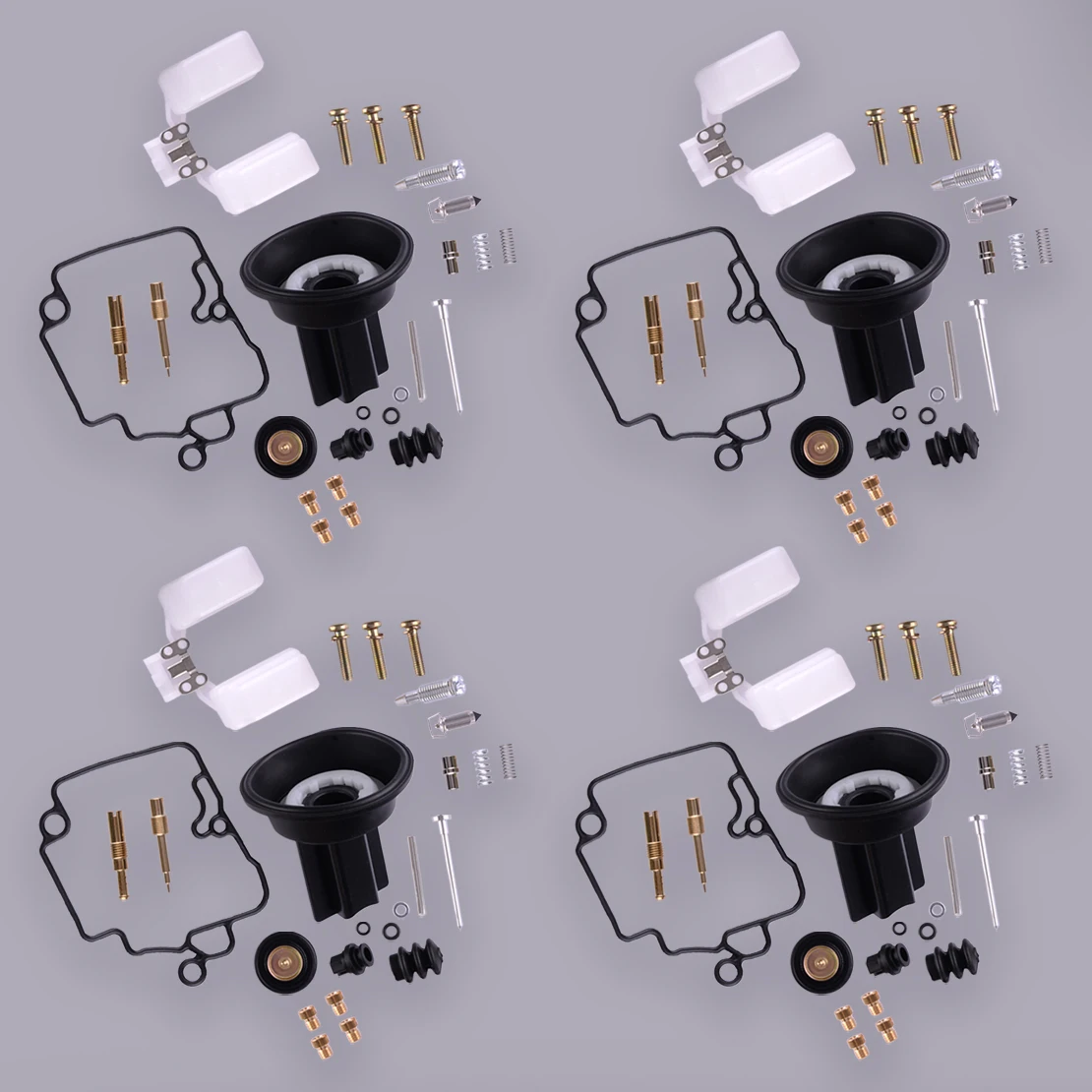 

4 Sets Carburetor Diaphragm Plunger Repair Kits Fit for KT CVK24 Acceleration Pump Motorcycle Accessories