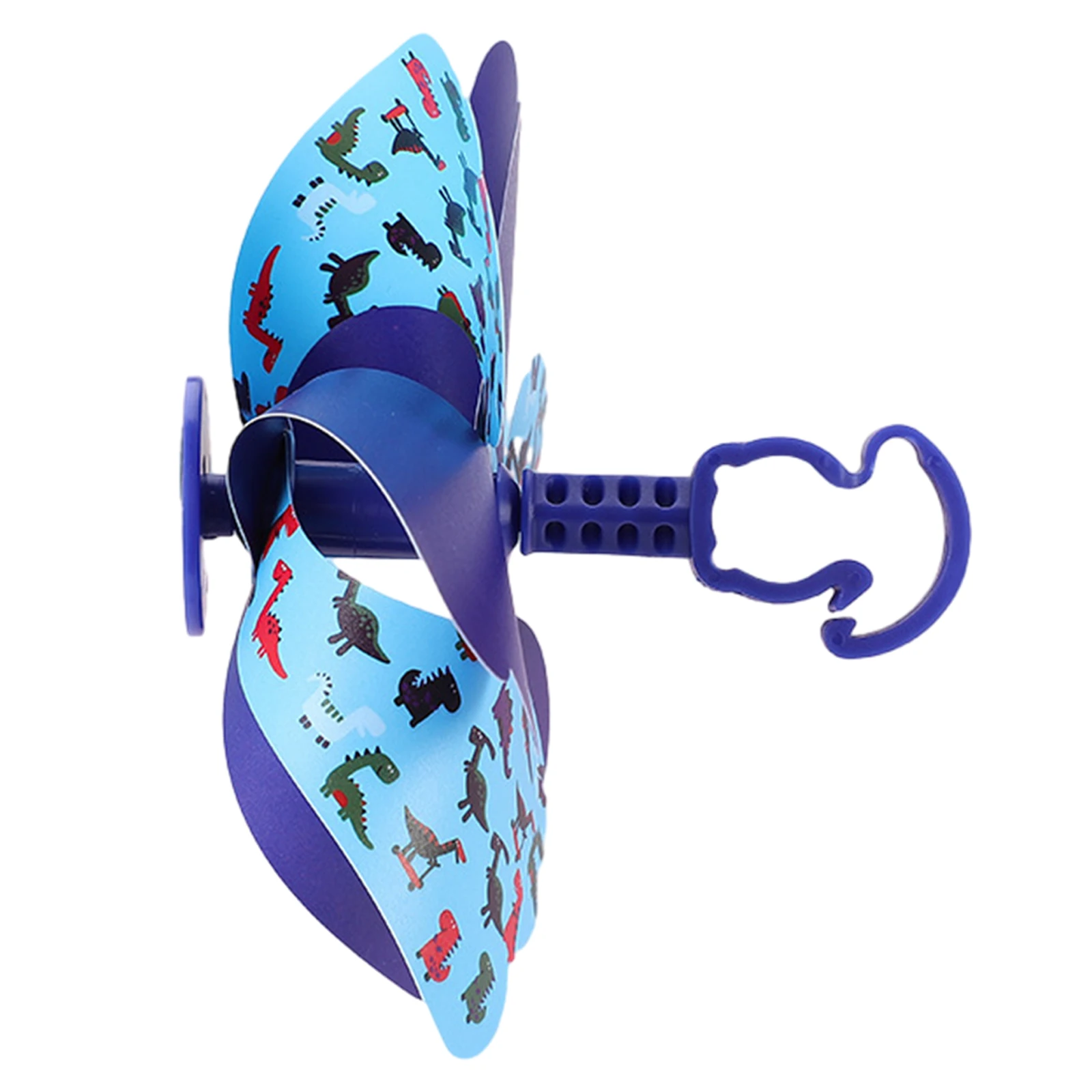 Bike Handlebar Pinwheel for Kids Rotating Small Windmill Easy Attachment Scooter Toy Cute Decoration for Scooter Tricycle