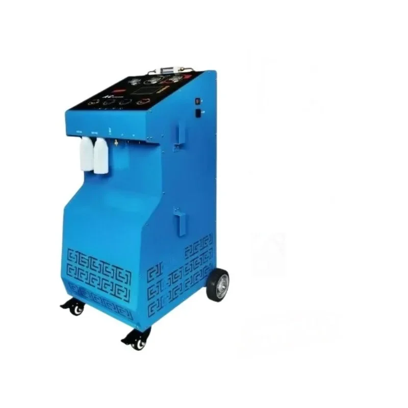 Refrigerant recovery and filling machine automotive air conditioner maintenance