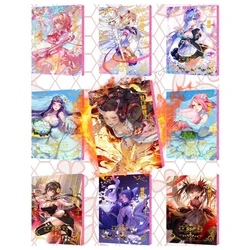 Meet The Goddess Bronzing Rare Game Collection Flash Card Kamado Nezuko Ram Anime Character Toy Board Game Cards Christmas Gift