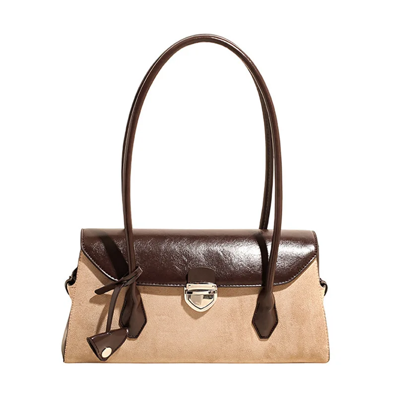 حقيبة يد نسائية كلاسيكية لعام 2025، محفظة كتف كروس ذات سعة كبيرة من الجلد الطبيعي متعددة الاتجاهات، حقيبة عمل أنيقة كلاسيكية للمكتب #3