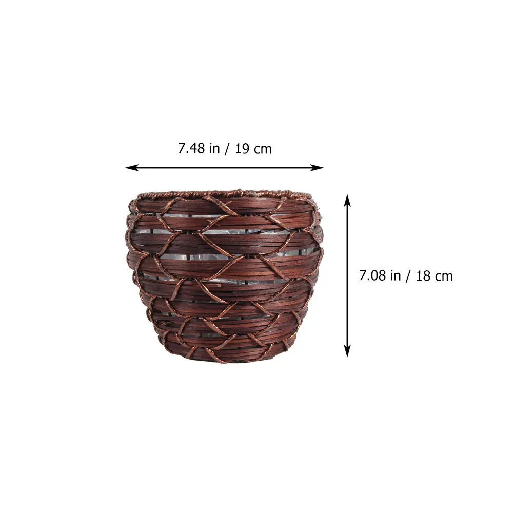 Premium Woven Flower Basket for Flower Arrangement and Plant Display Adds Warm Welcoming Touch to Living Space Woven Planter Pot