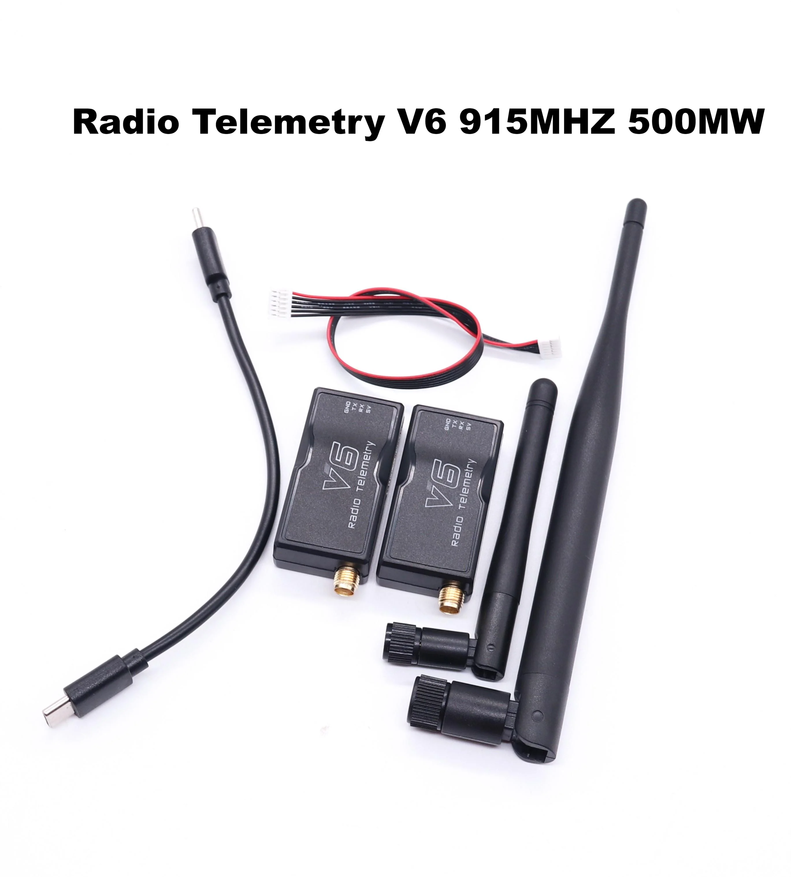 3DR Radio  Telemetry V6 433MHZ 915MHZ 100MW/500MW/1000MW Air and Ground Data Transmit Module with OTG cables for 6C PRO