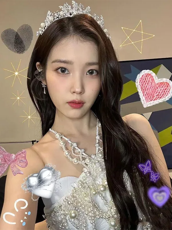 White Pearl Heavy Industry Stage Performance Dress Love Idol Li Zhi En Bar Show Performance Costume Traditional Ethnic Women'...
