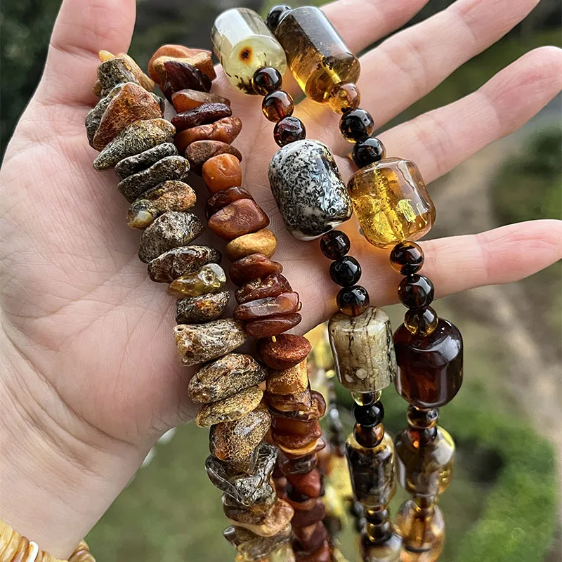 Yoowei Halskette aus 100 % Naturbernstein als Geschenk, europäische baltische Original-Medizinperlen, wunderschöner, einzigartiger Heilschmuck-Lieferant – Detail 36