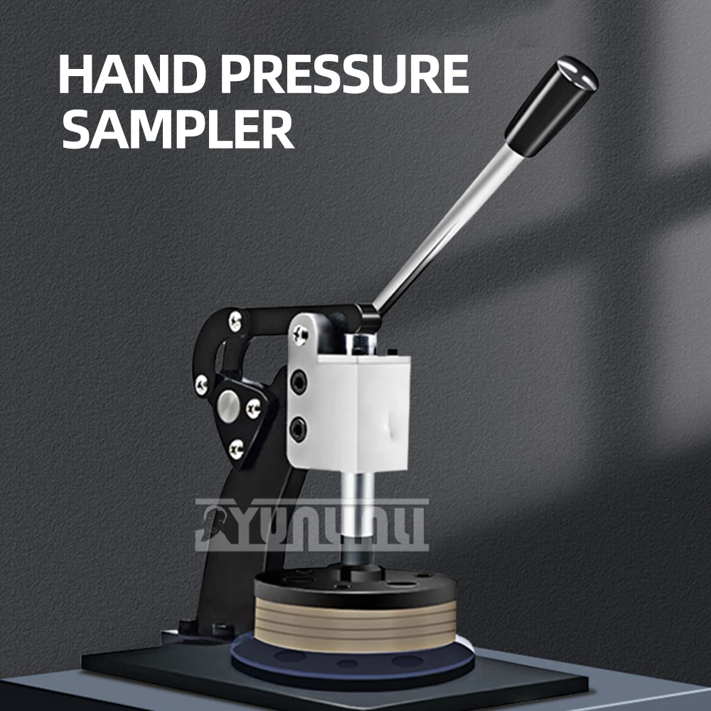 Hand Press Disc Textile Fabric Paper100cm²  Sampling Machine, Manual Round Sample Cutting Machine  Weight Sampler