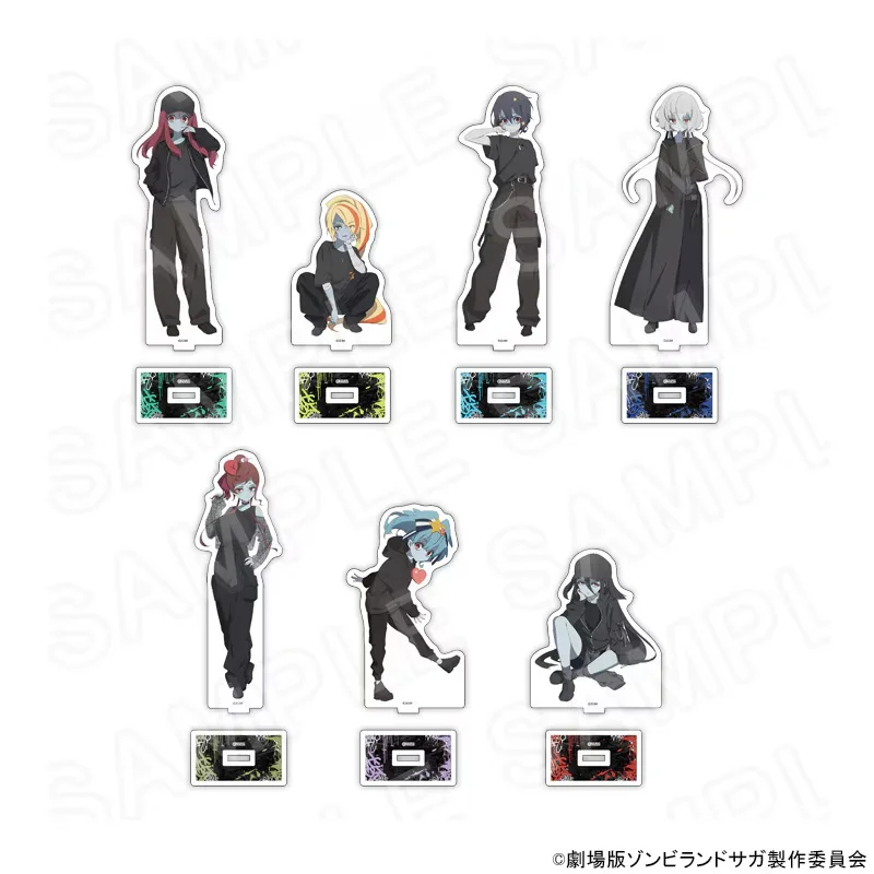 Zombie Land Saga Acrylic Stand 15cm Yumeginga Paradise Anime Figure Cute Zombie Idol Keychain Pendant Case Desk Ornament Gift