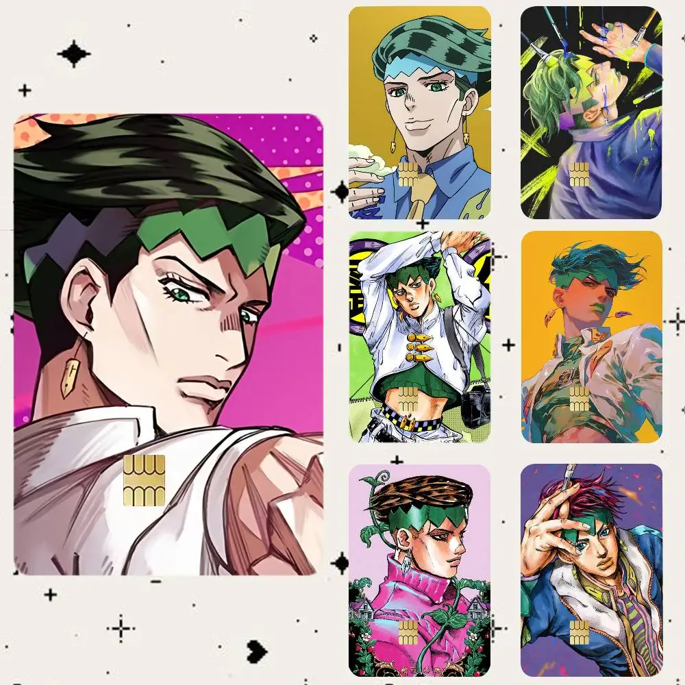 Rohan Kishibe Waterproof Bank Card Sticker Skin for Credit Debit Chip Cards Decorative Cover Film