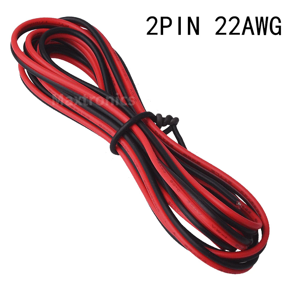 LEDストリップライト用延長ケーブル,2/3/4/5ピン/6ピン22awg,卸売価格,ws2812b,ws2811,5050 2835,100m