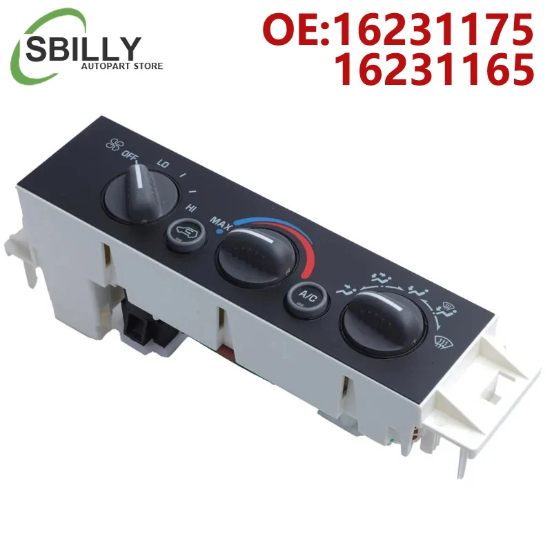 16231175 16231165 AC Interruptor de controle de clima de ar condicionado para Chevrolet C1500 C2500 C3500 K1500 K2500 K3500 Tahoe 1996- 16238895