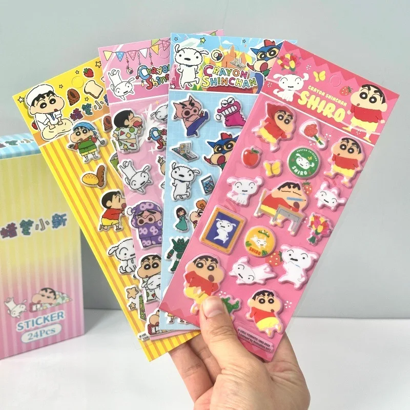 24-pegatinas-3d-de-espuma-impermeables-de-crayon-shin-chan-japonesas-para-decoracion-de-fundas-de-movil-material-escolar-y-regalo-para-estudiantes