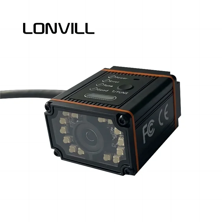 2025/High resolution 1.3 megapixel Ethernet industrial 2d scanner barcode long range fixed bar code