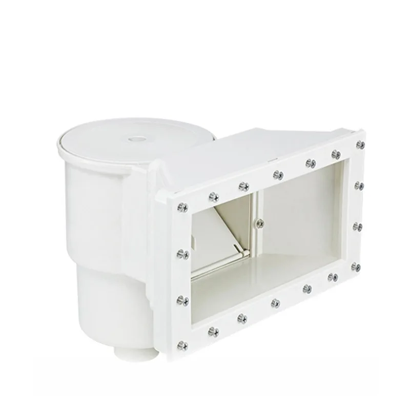 Pool Skimmer with Automatic Water Cleaning, Swimming Pool Accessory for Inground Pool Surface Debris Collection