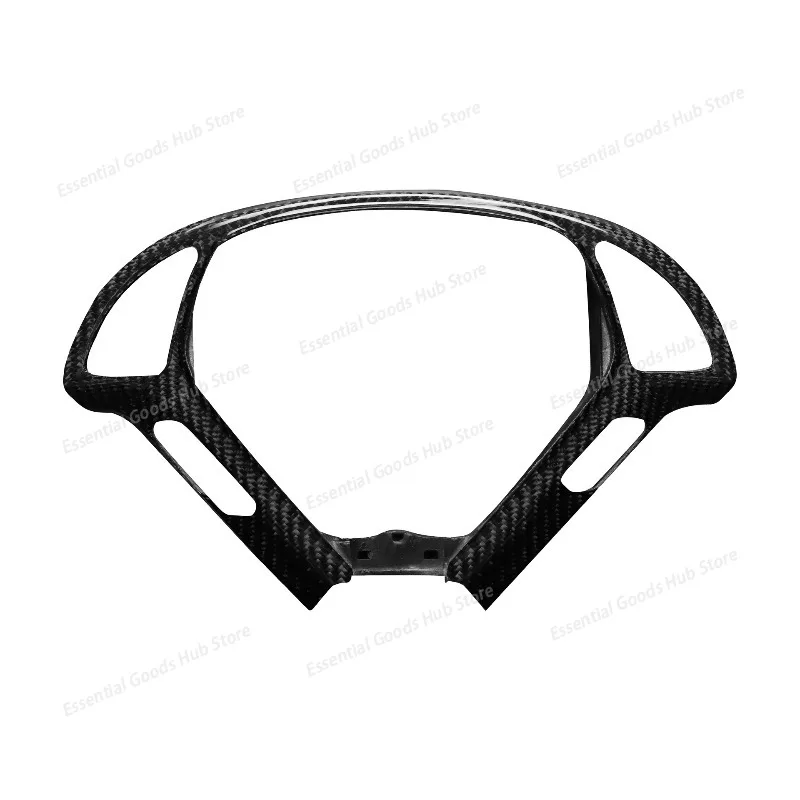 

Подходит для Infiniti G37 EX37 Q40 G25 EX: накладка на руль из карбона, черная, для модификации рулевого колеса.