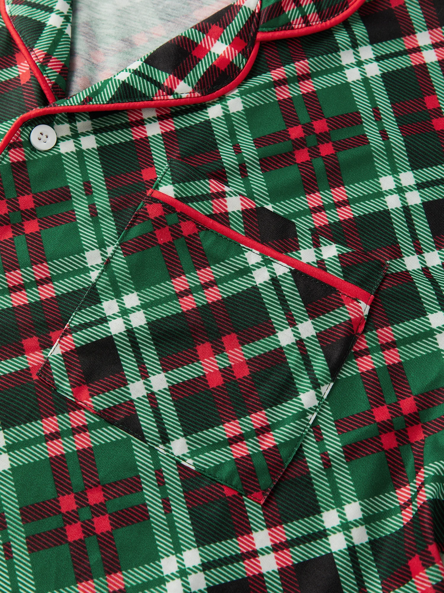Loungewear Set Plaid Long Sleepwear-Loungewear Family Pajamas Shirt With Pants Pants-Sleepwear Sleepwear New