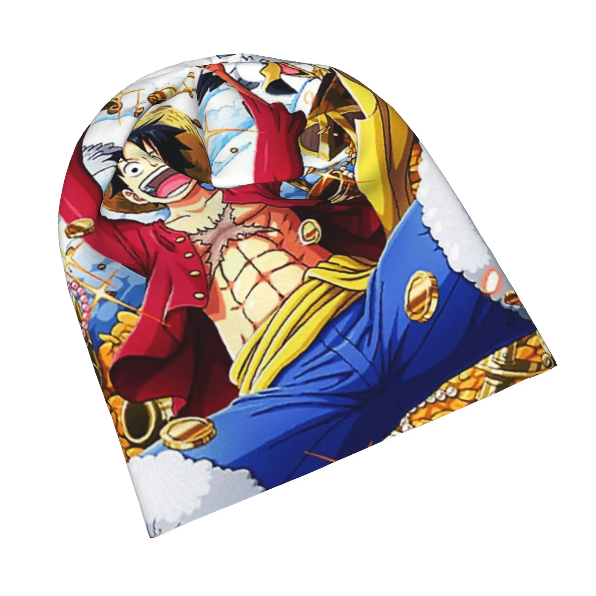 Monkey D Luffy Bonnet Hats Hip Hop Outdoor Skullies Beanies Hats One Piece Unisex Summer Thermal Elastic Cap