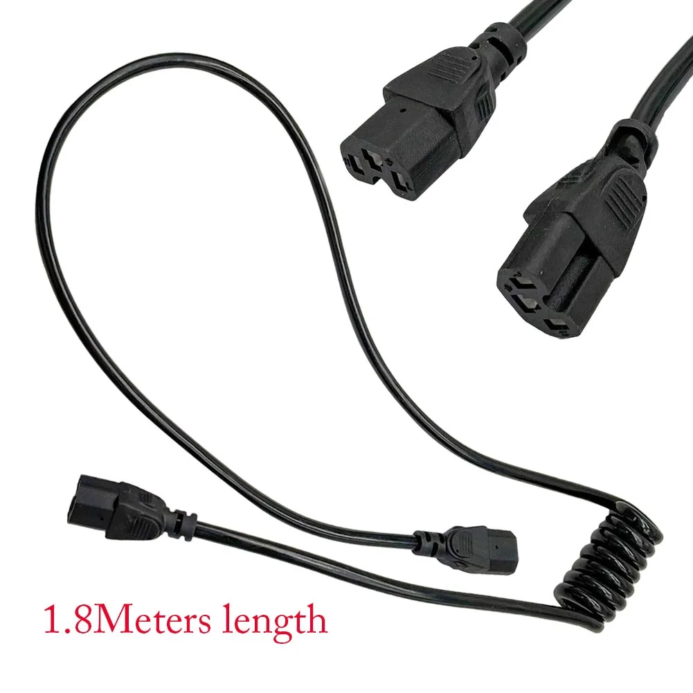 1.5 Gauge PVC Insulated Spring Cord 1.8 Meters for For lawn Mower and 12V 48V Electrical Equipment Interconnection