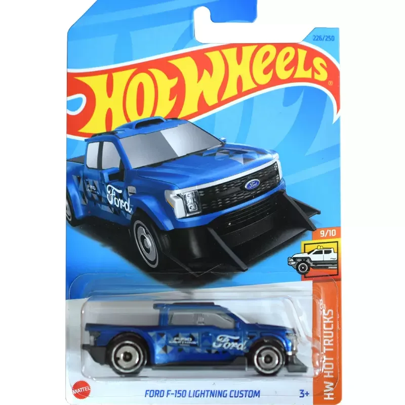 2024 Original Hot Wheels Car Ford F-150 Lightning Custom Kids Toys for Boys 1/64 Diecast Vehicle Model Juguetes Children Gift