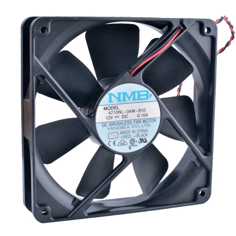 COOLING REVOLUTION 4710NL-04W-B10 12cm 120mm fan 12025 12V 0.16A Computer chassis power double ball bearing mute cooling fan