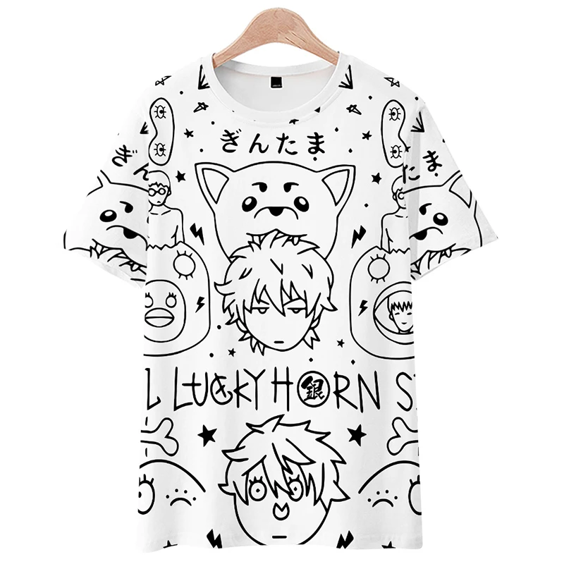 2026 Yinhun Impression Short Sleeve T-shirt Sakata Yinshi Elizabeth anime Anime Clothes Around People Spring and Summer