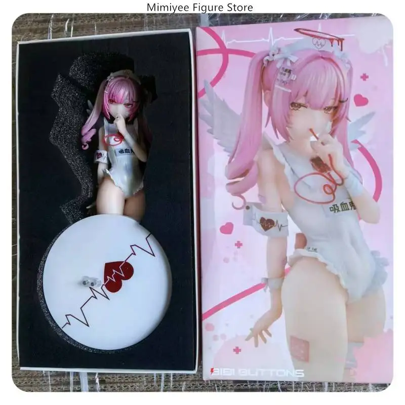 

​ 26 см медсестра-стажер Tsukiyomi Ai Luna черный/белый стоячий поза аниме ПВХ фигурка статуя украшение для рабочего стола подарок ​