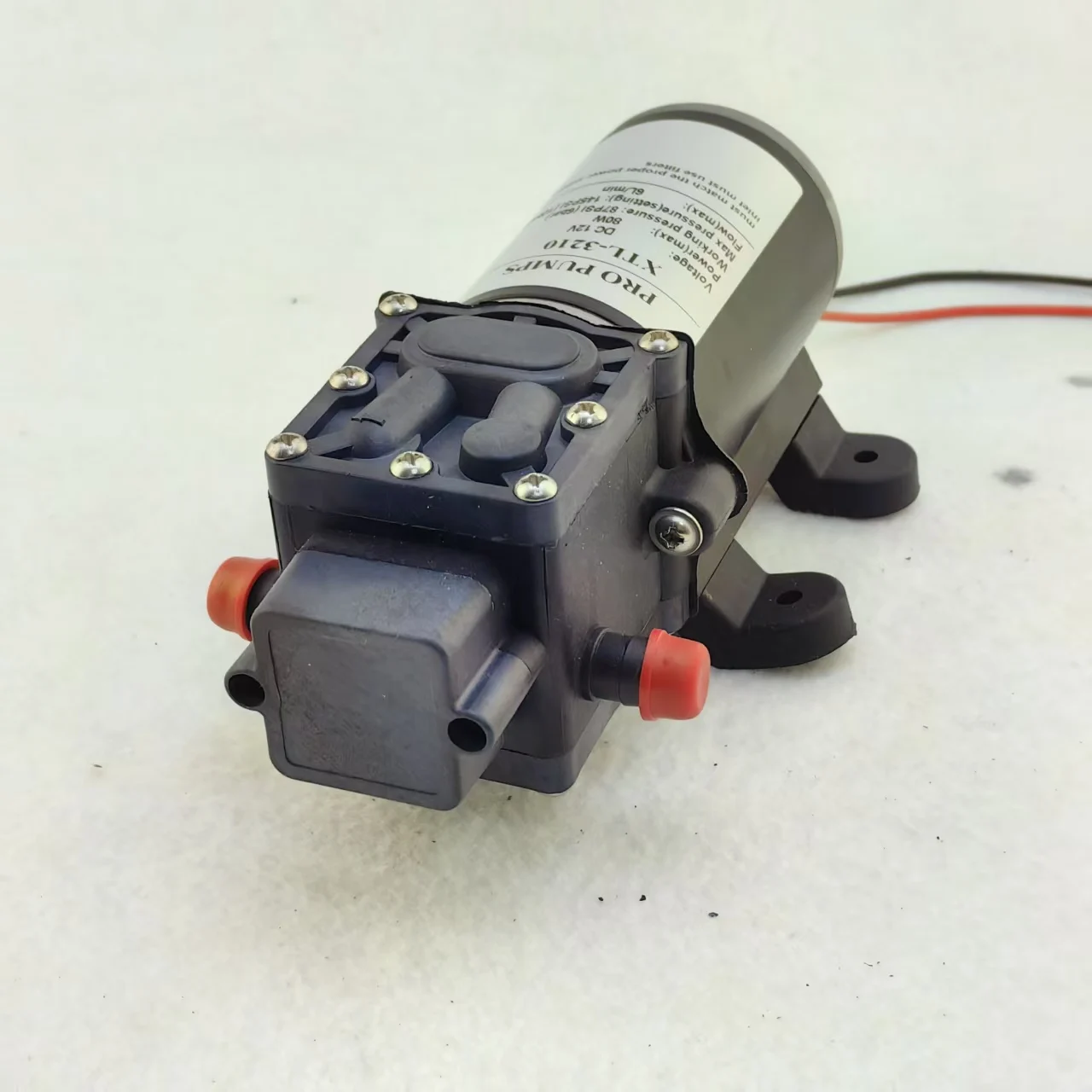 Factory Outlet NUOLIN DC Mini 80W High Pressure Diaphragm Water Pump 24V 6LPM Agriculture Spray Pump Garden Water Pump 12V