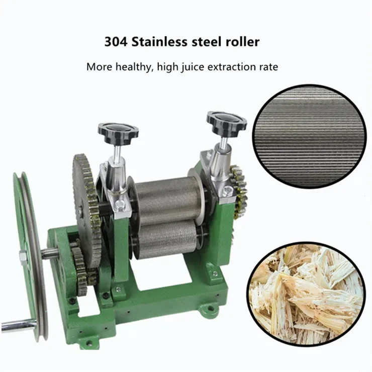 Household industrial machinery Manual mobile sugarcane juice extraction Sugarcane juicer Grinder