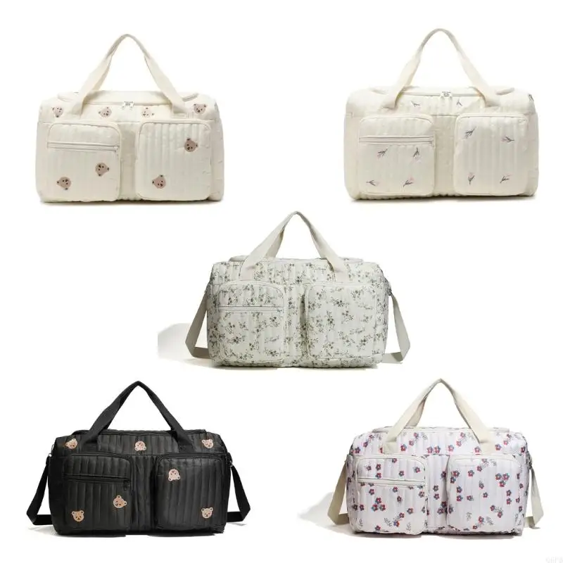 

Soft Polyester Pattern Diaper Bag Lightweight Practical for Daily Essential