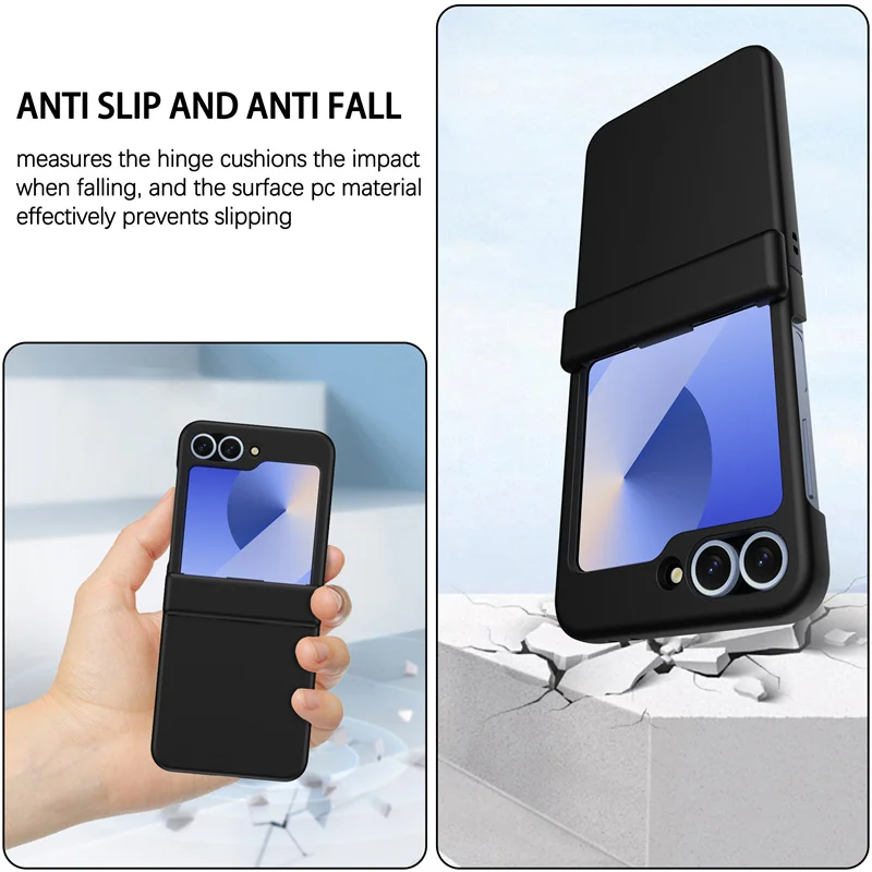 For Samsung Galaxy Z Flip 6 5 3 4 7 Phone Case Magsafe Hinge All-inclusive Folding Shockproof Magnetic Wireless Charging Cover