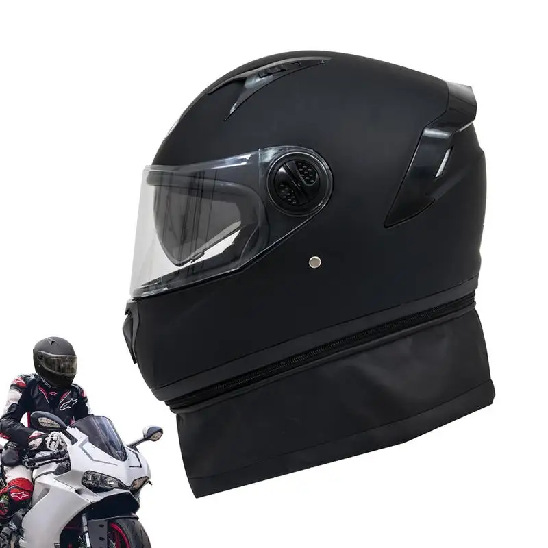 

Motorbike Head Protector Motorcycle Helmets Head Protection Gear Full Face Street Bike Riding Protector Headgear