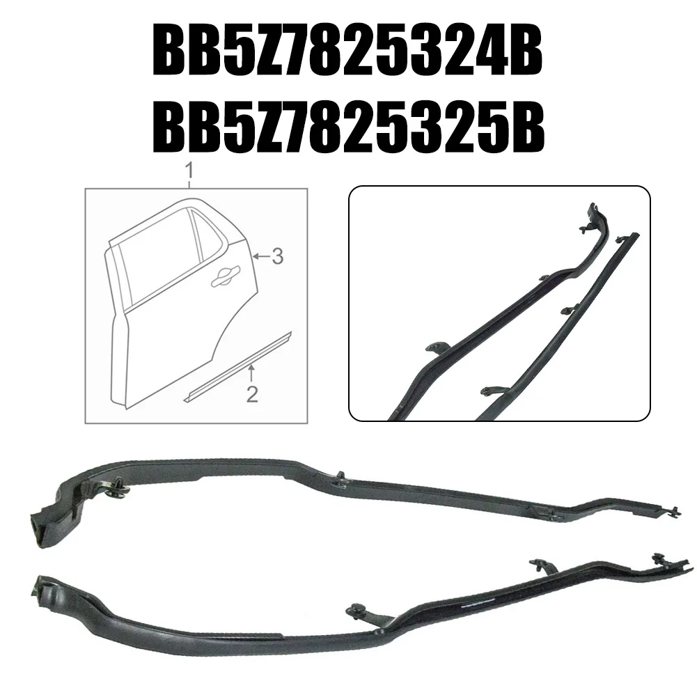 

2pcs Rear Door Front Weatherstrip Seal Fit For Ford Explorer 2011-2019 Rear Door Seals Left/Right Pair BB5Z7825324B BB5Z7825325B