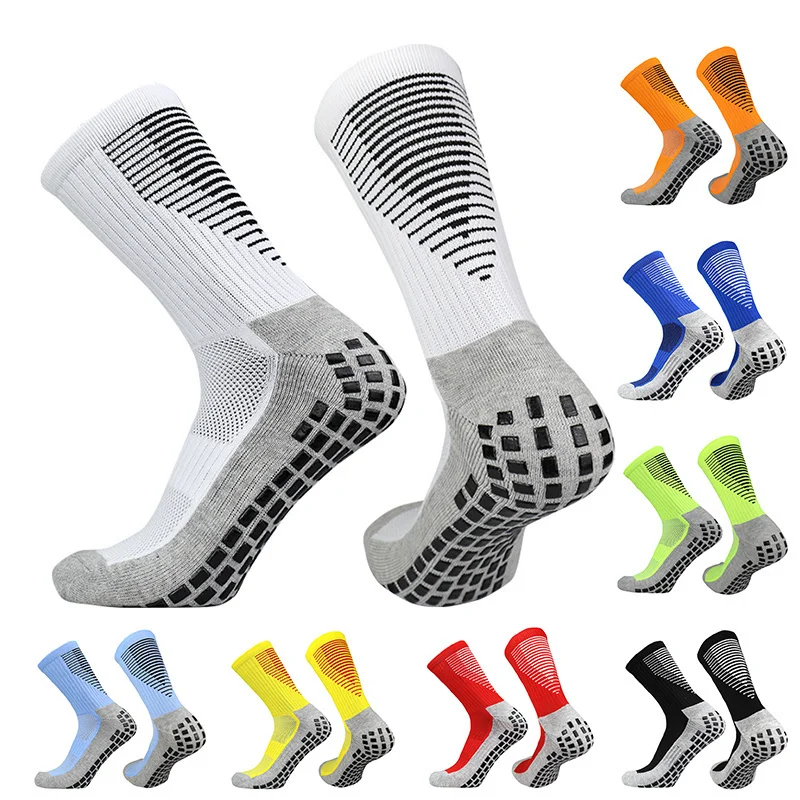 

Specialty New 2023 Outdoor Women Socks Sports Breathable Soccer Men Competition Training Slip Resistant Silicone Football Socks