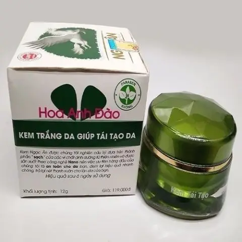 

Kem Ngoc An Trang Da Giup Tai Tao Da Осветляющий крем для лица 12 г, отбеливающий и увлажняющий для сияющей кожи