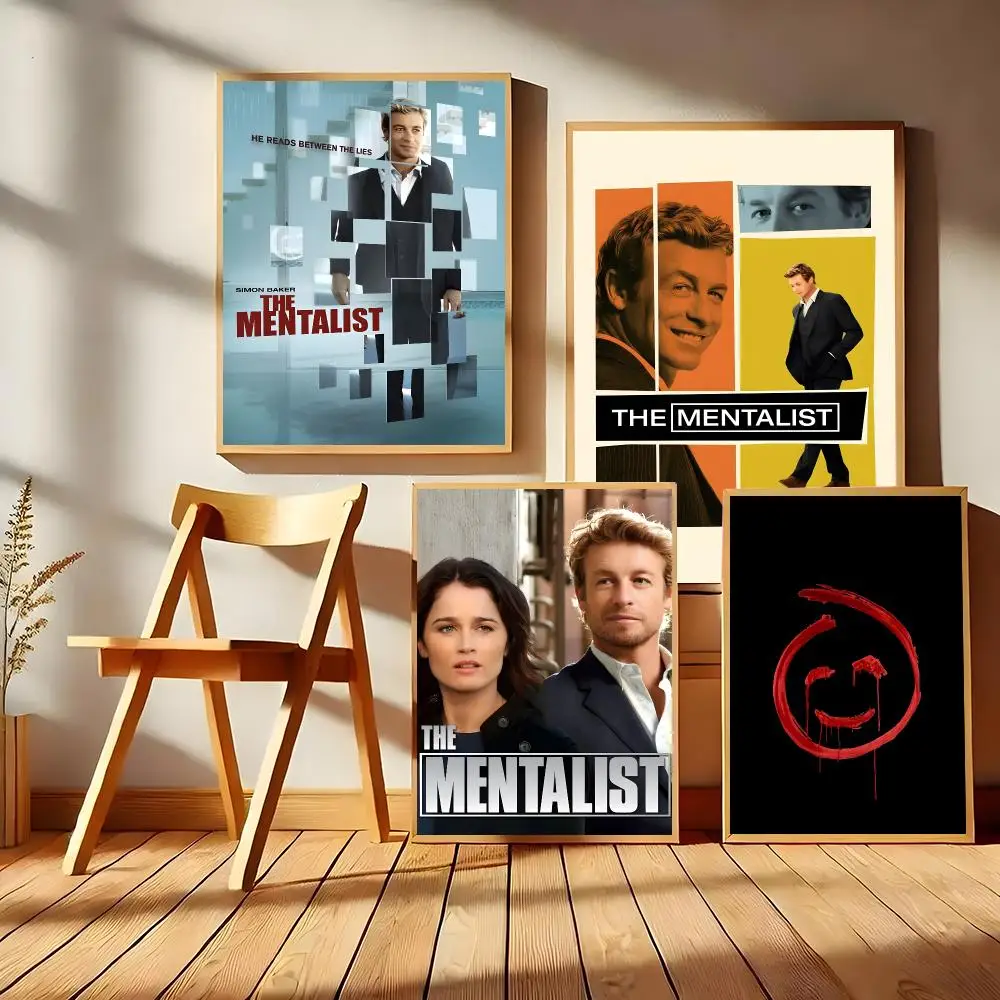 TV The M-Mentalist Poster Matte Self-Adhesive Wall Art Print Living Room Bedroom Home Decor