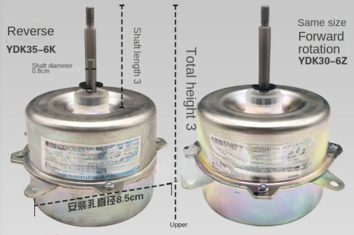 

Applicable to Grid-Force 1P 1.5 Hp Air Conditioner Motor Outdoor Condenser Fan Motor Fw35x/YDK35-6K Fw25k Fw30z