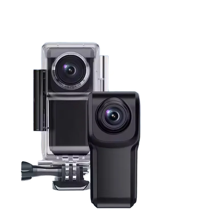 

Newest Thumb Action Sports Camera 4K 30FPS Anti-Shake 30M Waterproof 1.18 Inch IPS 150° Wide-Angle for Outdoor Cycling