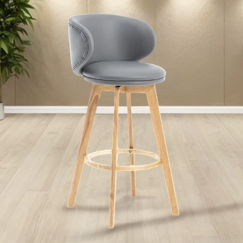 

Luxury Bar Stool Waiting Chair Vintage Elegant Chairs Metal Counter Professional Makeup High Kitchen Taburete Alto Stools Modern