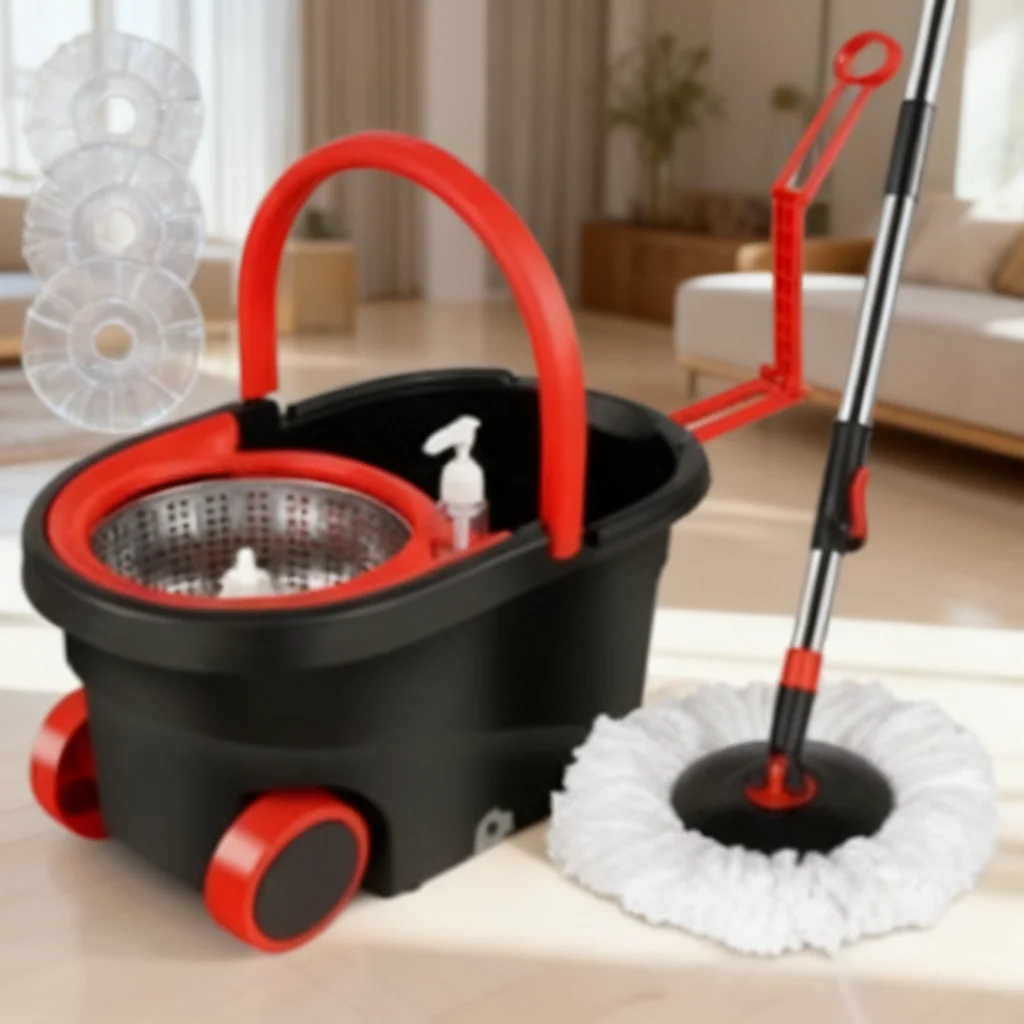 Mop cu Pulverizator Healthy Spray Mop, Curățare Rapidă fără Găleată